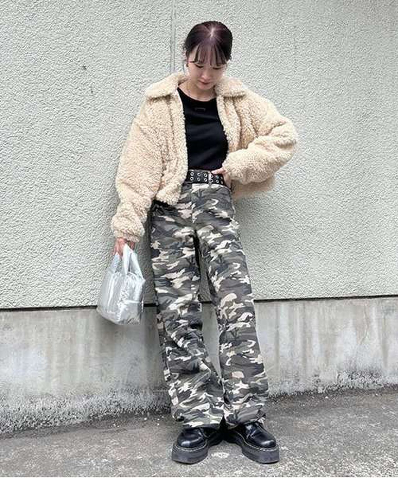 Curved Pants,Khaki, large image number 11