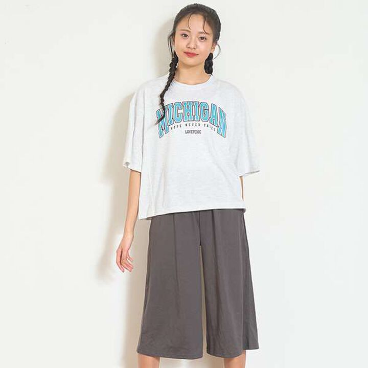 Short-Sleeve 3/4 Pants Set,Light green, medium image number 1