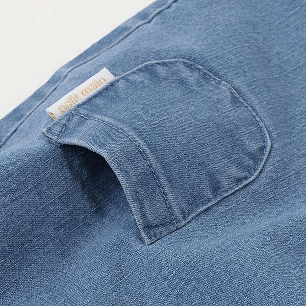 Denim Overalls,Ivory, large image number 5