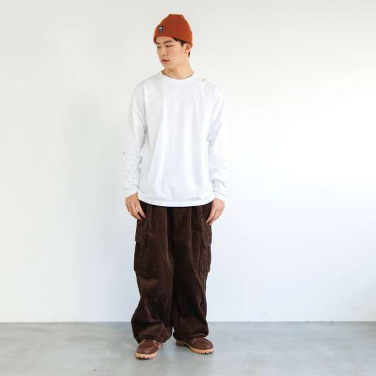 Affordable Back Logo Long-Sleeve T-Shirt,White, large image number 10