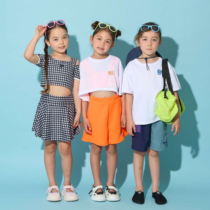 [UV Protection/SWIM] T-Shirt, Tankini, and Bottom 3-Piece Set,Black, medium image number 35