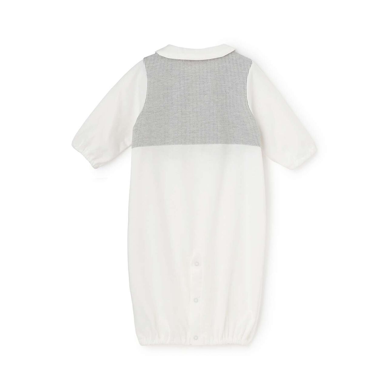 Stripe Vest 2 WAY All-in-One [Made in Japan],Blue, large image number 1