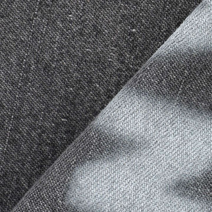 Wide Denim Pants with Logo Print,Gray, medium image number 9