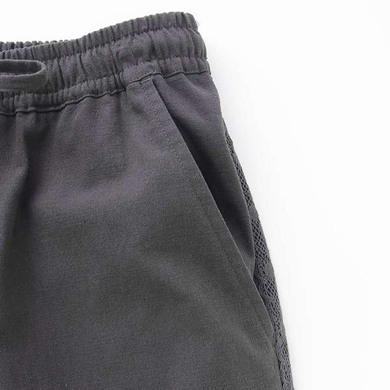 [Link] Side Lace Wide Pants,Charcoal gray, large image number 3