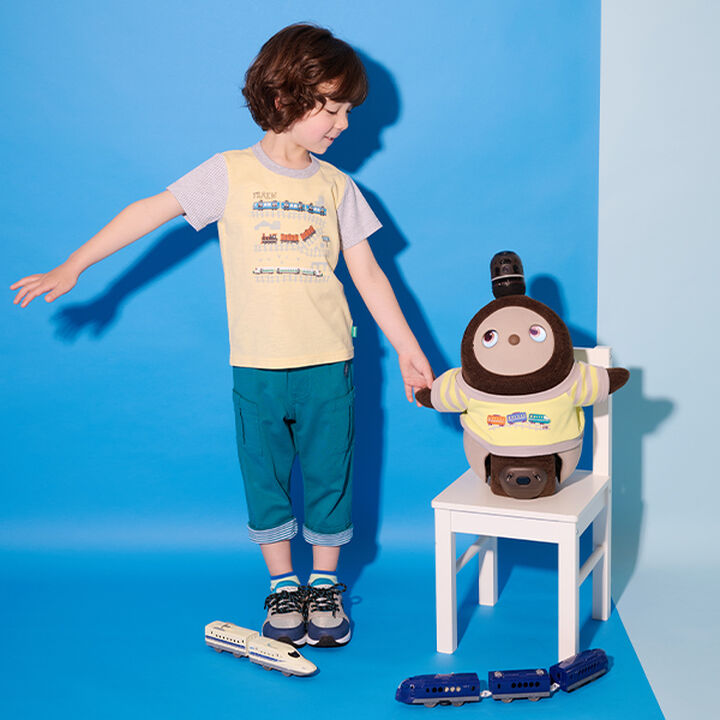 KP×LOVOT Train Motif Pullover,Blue, medium image number 10