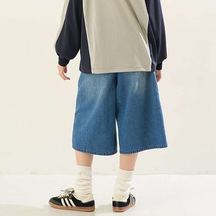 [AMI] Denim Half Pants with Hook,Black, medium image number 22