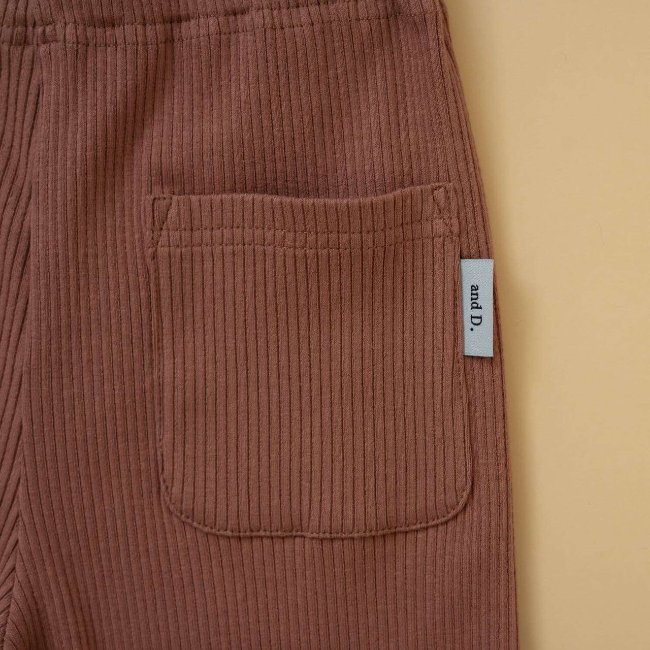 [365D] Anti-Stain Ribbed Leggings,Blue, large image number 8