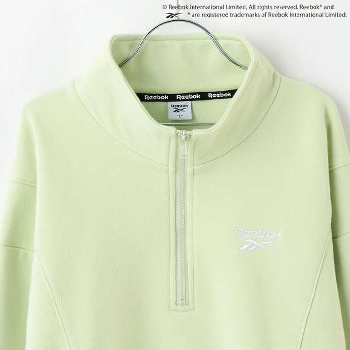 [Reebok] Cropped Half ZIP,Black, medium image number 6