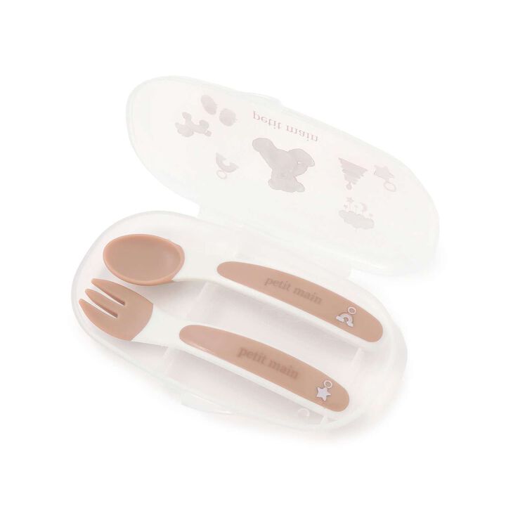Spoon and Fork Set,Beige, medium image number 1