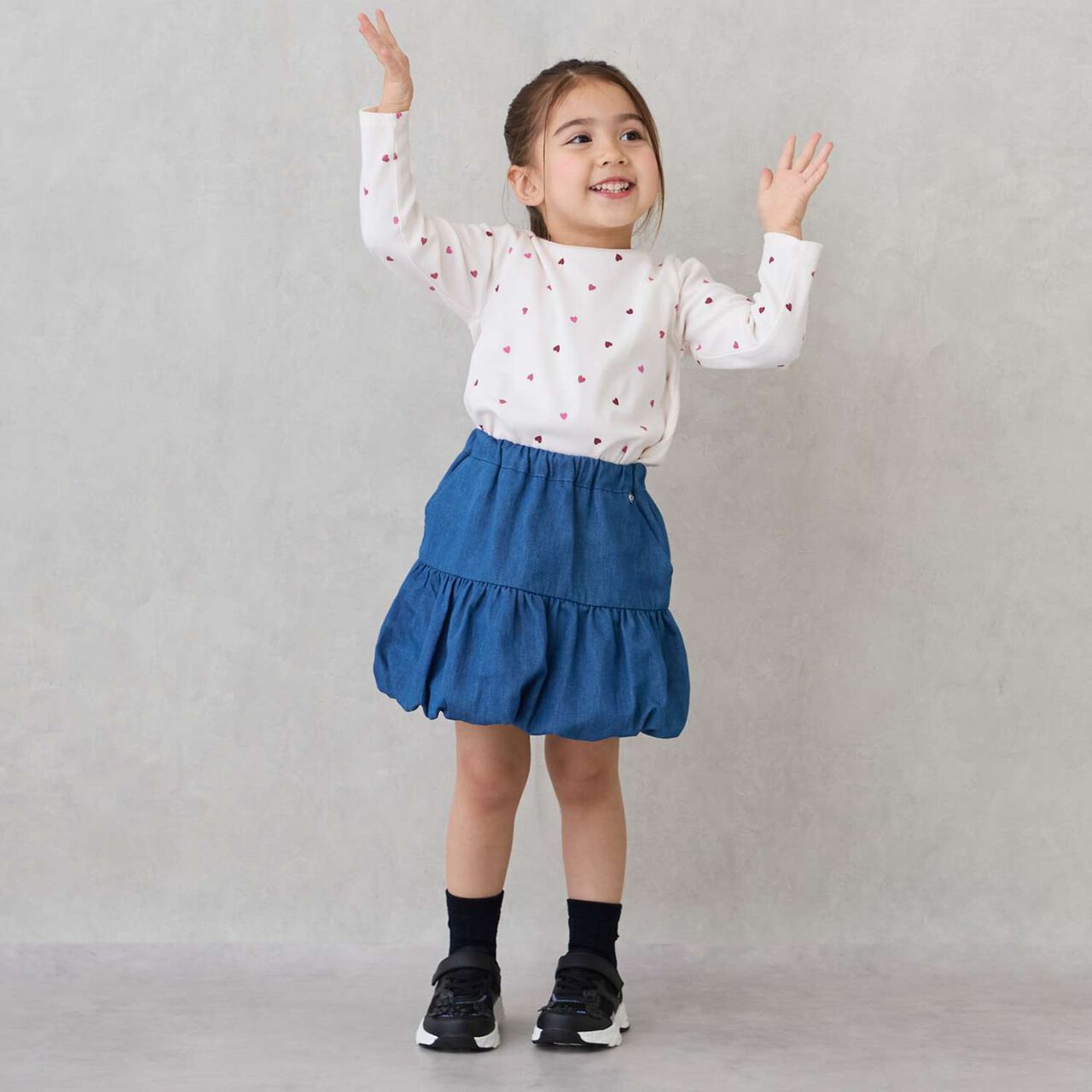 [Affordable] Girls Long-Sleeve T-Shirt,Deep blue, large image number 15