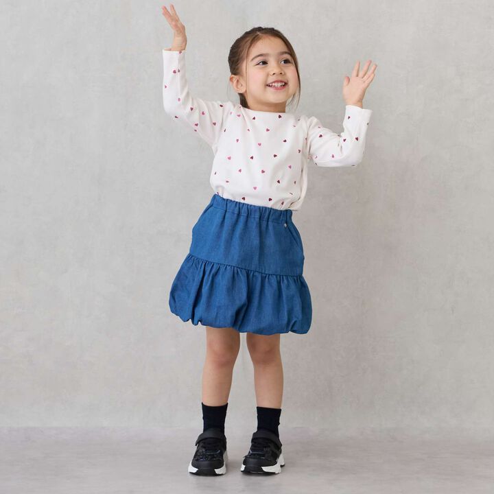 [Affordable] Girls Long-Sleeve T-Shirt,Deep blue, medium image number 15