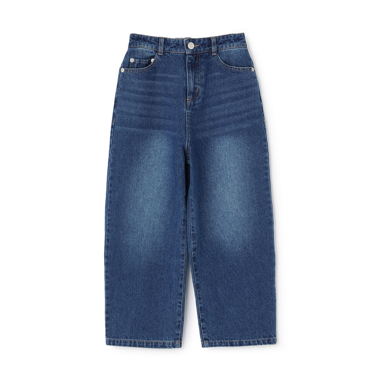 [Tomo Deni] Loose Straight Pants [Kids Boys],Navy, large image number 0