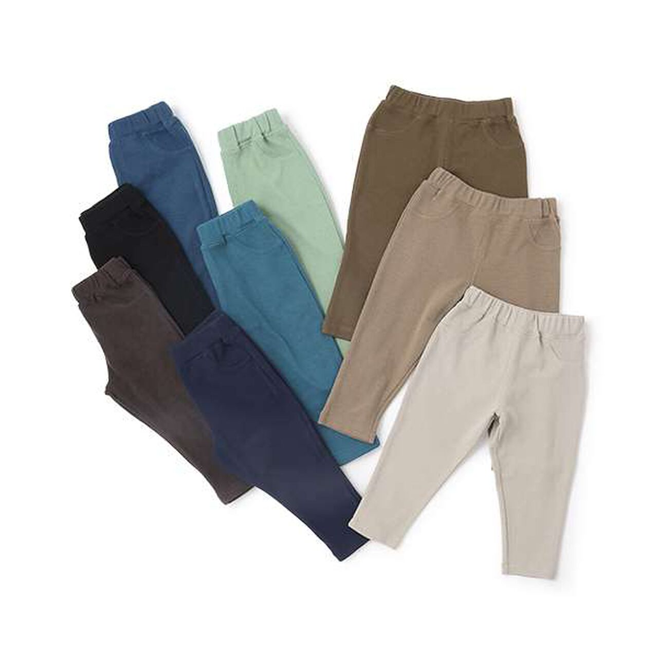 [S&H] 8-Length Cut Pants,Light gray, large image number 6