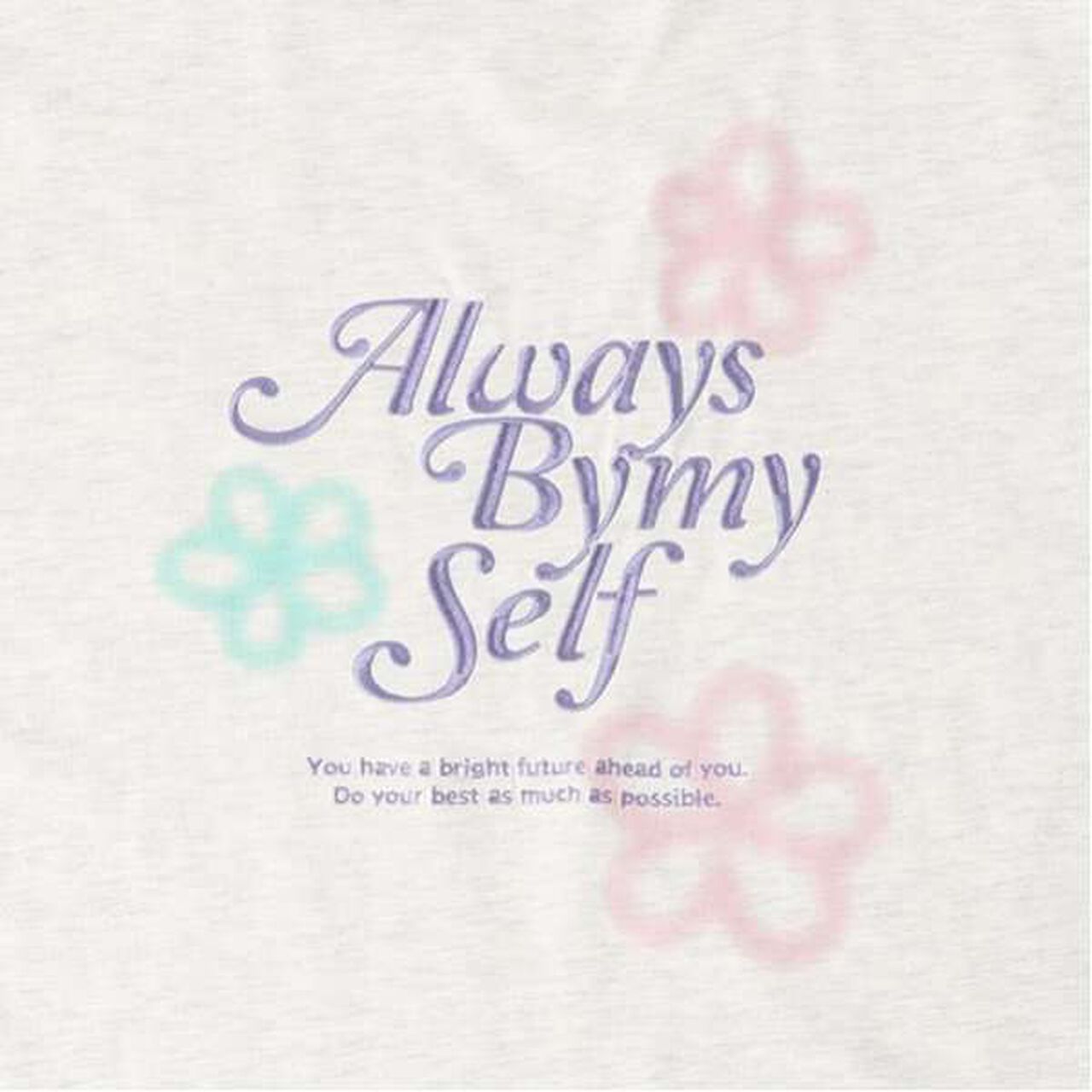 Orgabits Flower T-Shirt,Smoke white, large image number 5