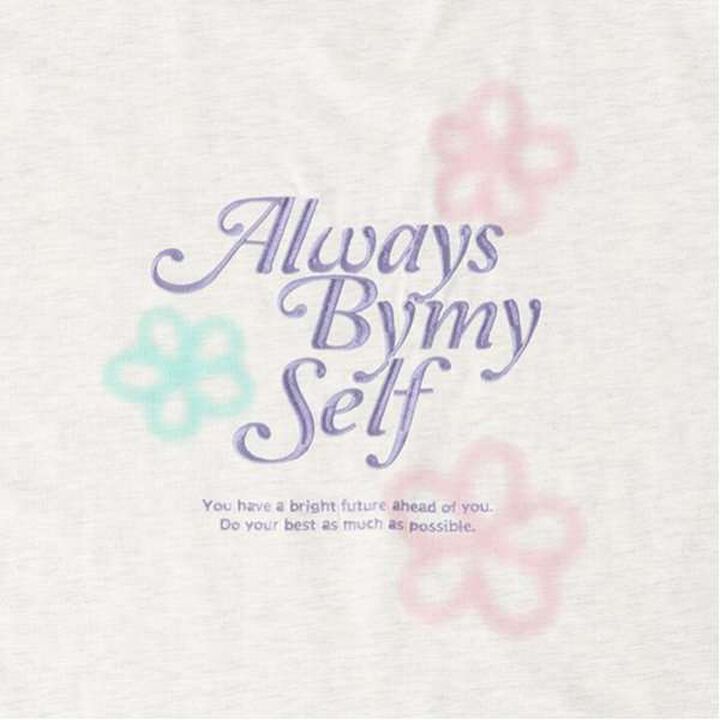 Orgabits Flower T-Shirt,Smoke white, medium image number 5