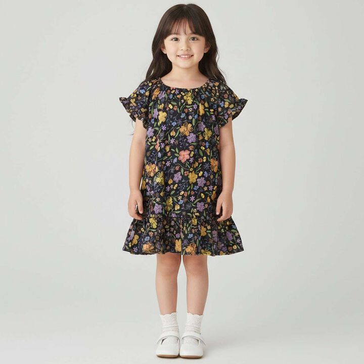 Nuance Floral Pattern One-Piece Dress,, medium