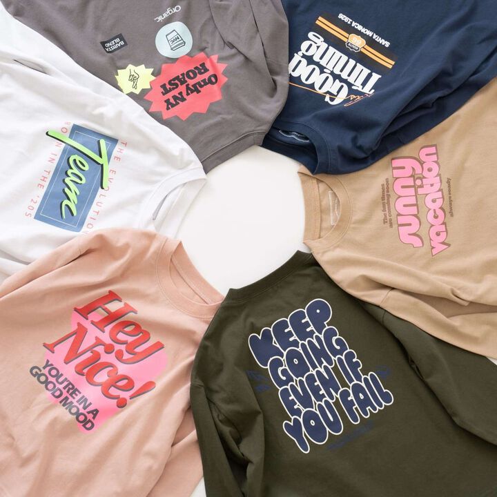 [Parent-Child Matching] [100% Cotton] [365D] Street Logo Long Sleeve T-Shirt,Cinnamon, medium image number 16