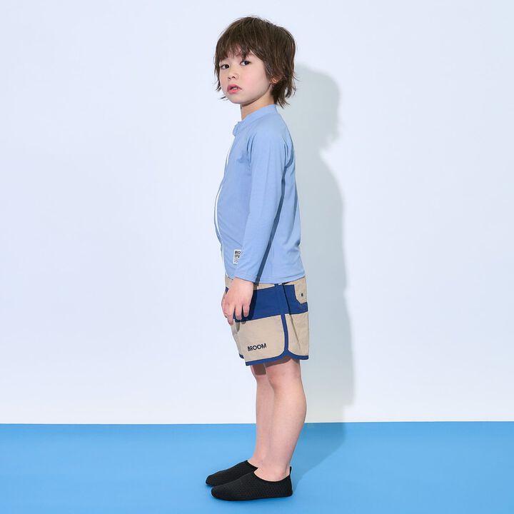 [SWIM] [UV] Full-Zip Mesh Rash Guard [Kids' Clothing] [Boys & Girls],Milky white, medium image number 20