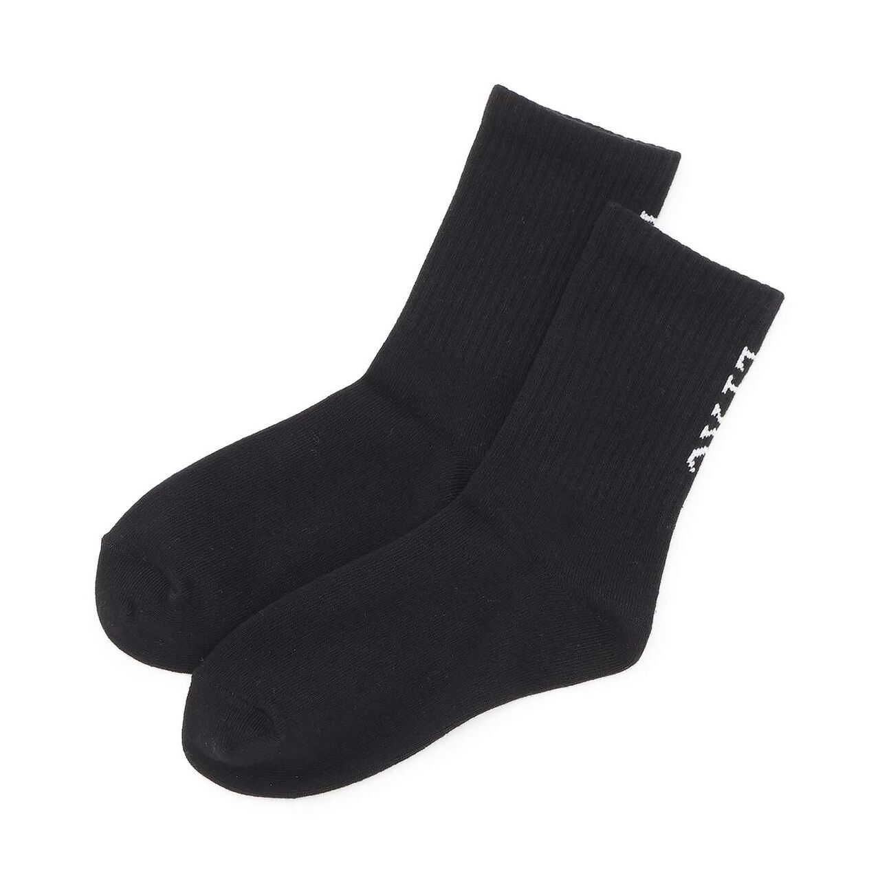 [Antibacterial Deodorant] Back LTXC Crew Socks,Black, large image number 0