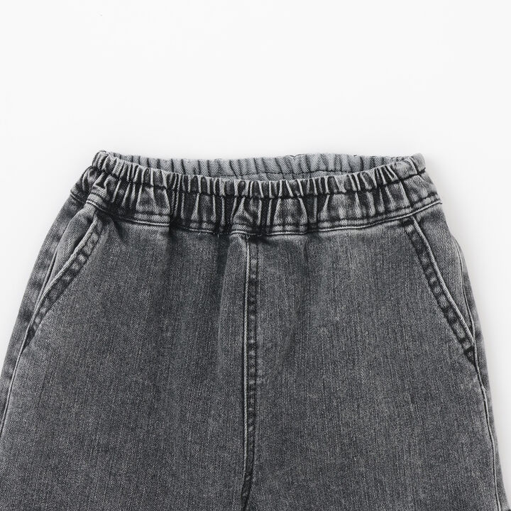 Stretch Denim Cargo Pants,Black, medium image number 11