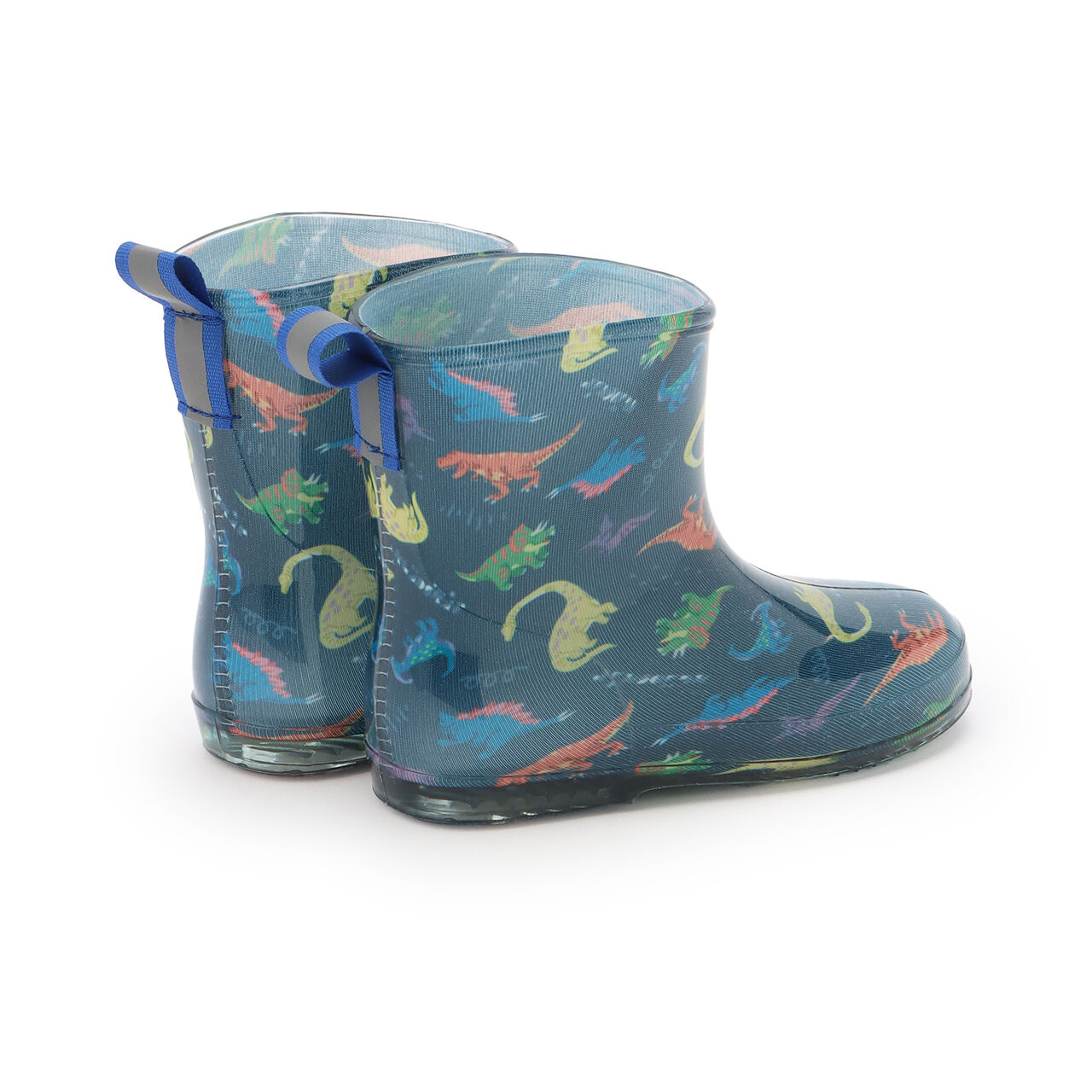 All-Over Print Rain Boots,Navy, large image number 1