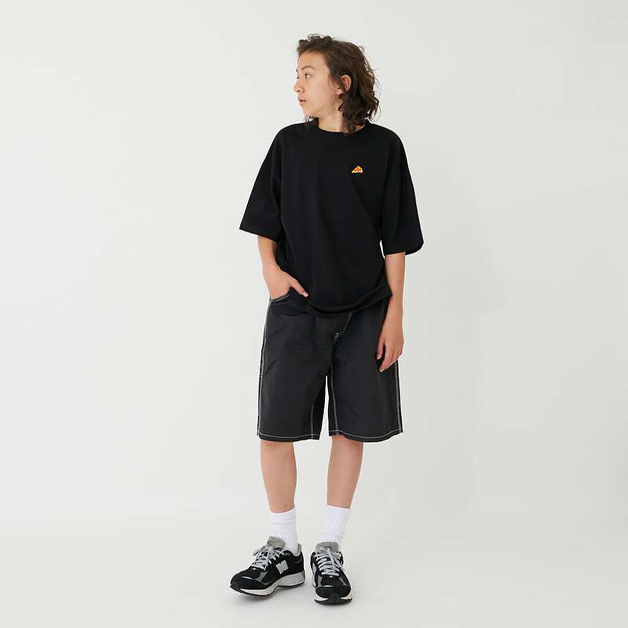 [Water-Repellent] Nylon Washer Painter Half Pants,Blue, large image number 18