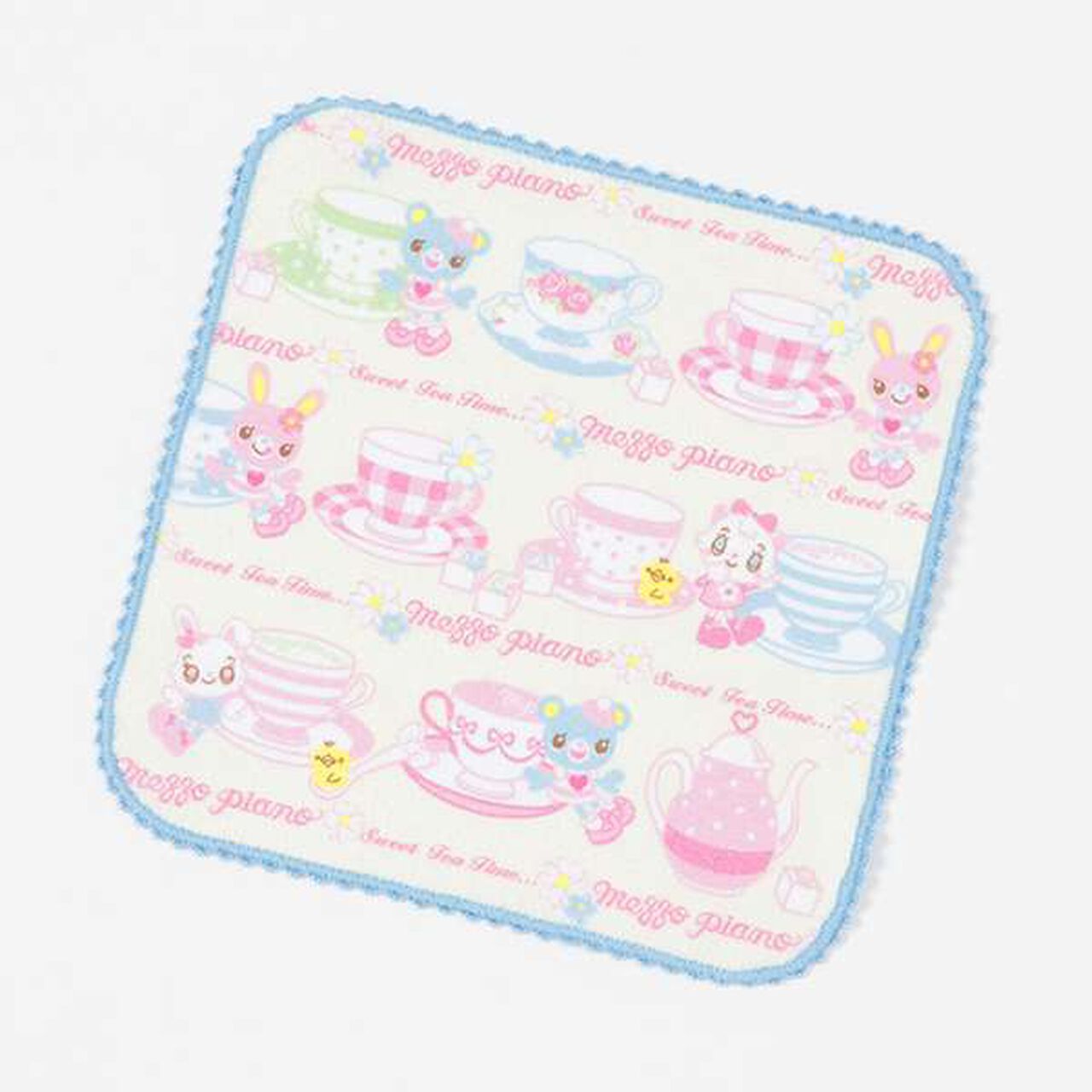 35th Strawberry Macaron Mimi Pop Pattern Hand Towel,Red, large image number 10