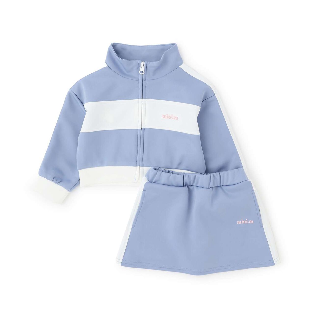 Quick-Dry Track Jacket & Skirt Set,Charcoal gray, large image number 12