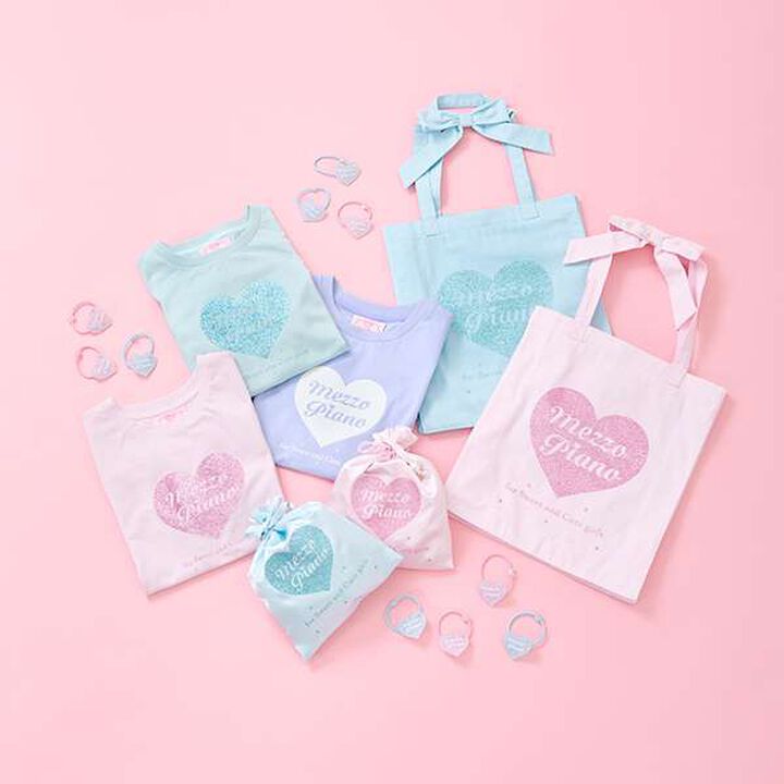 25th Anniversary Sparkling Heart Logo Tote,Light blue, medium image number 11