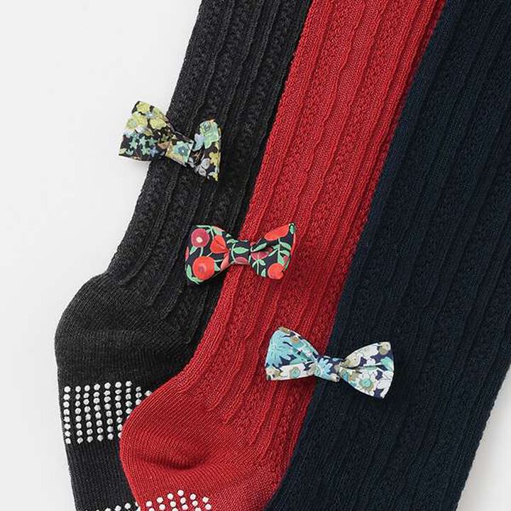 [Made in Japan] Liberty Ribbon Tights,Red, medium image number 2