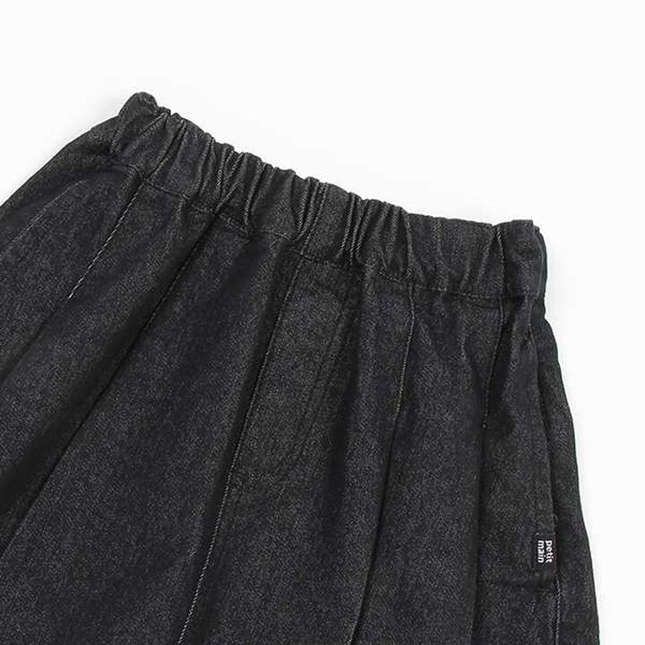 [Link] Non-Fading Denim-Look Skirt (Kids),Blue, medium image number 4