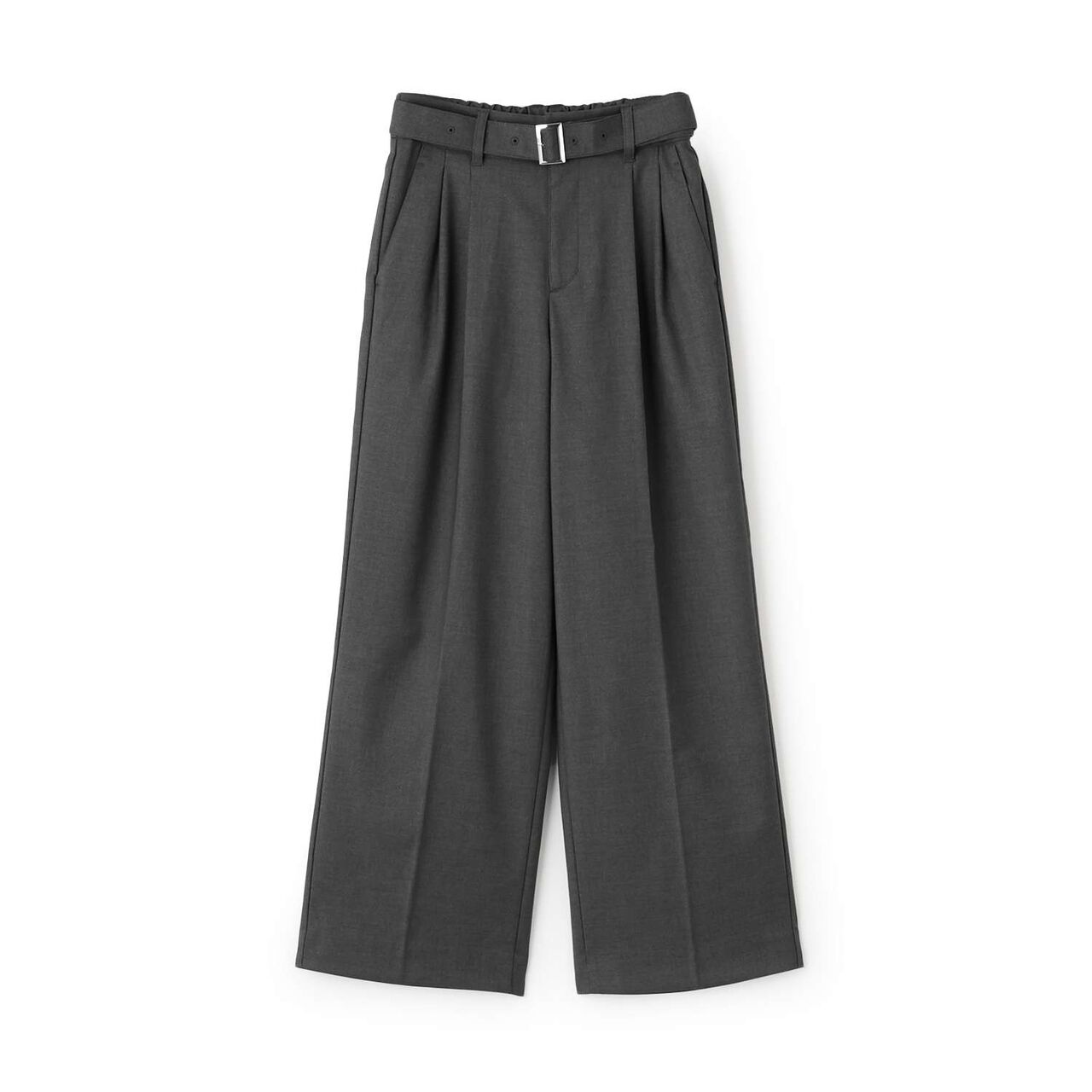 [AMI] Suspender Slacks Pants,Charcoal gray, large image number 2