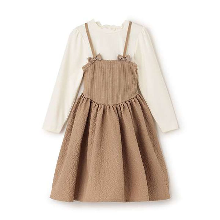 Halloween Jersey Knit Top & Camisole Dress Set,Black, medium image number 4