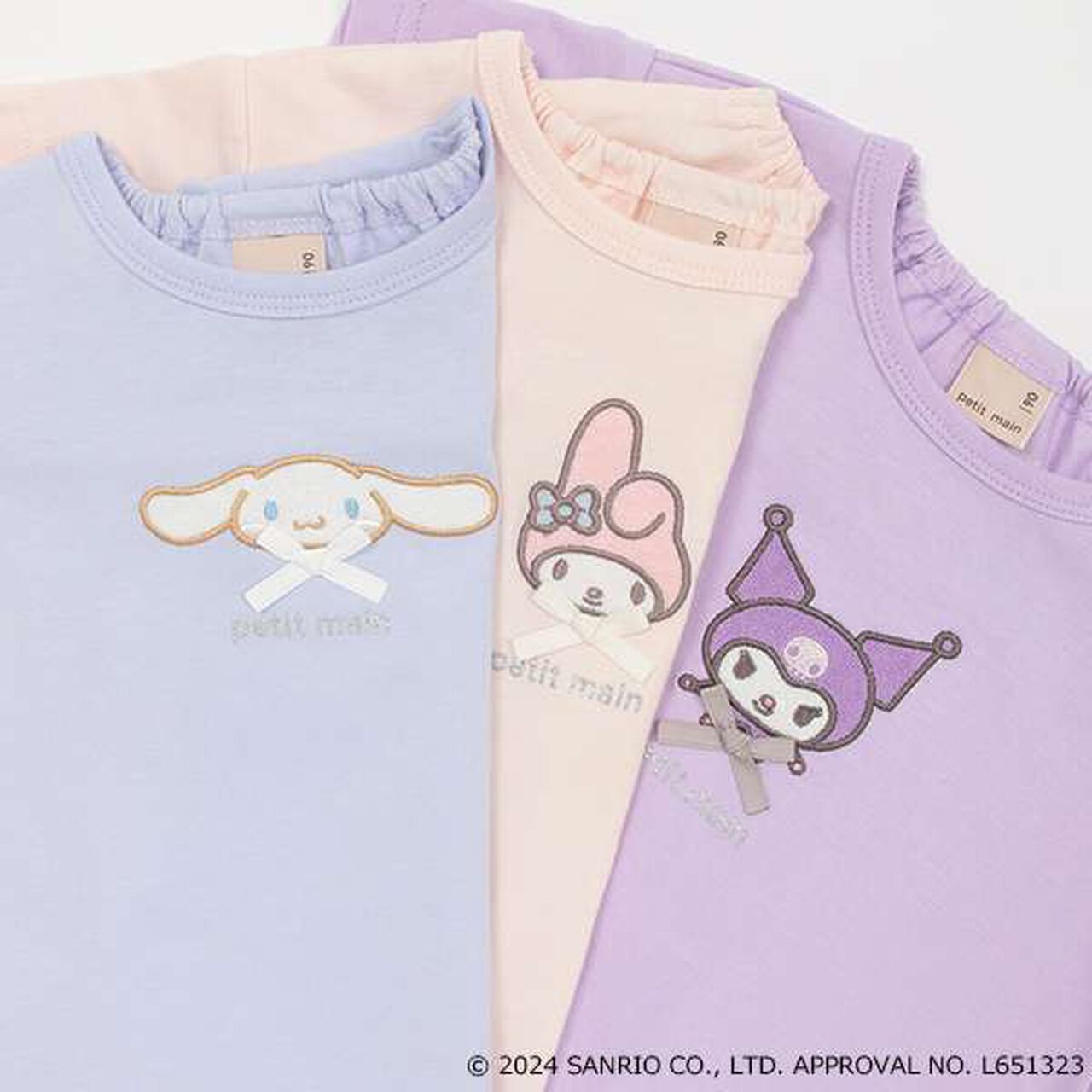 Sanrio Characters Motif T-Shirt (Kids),Light pink, large image number 14