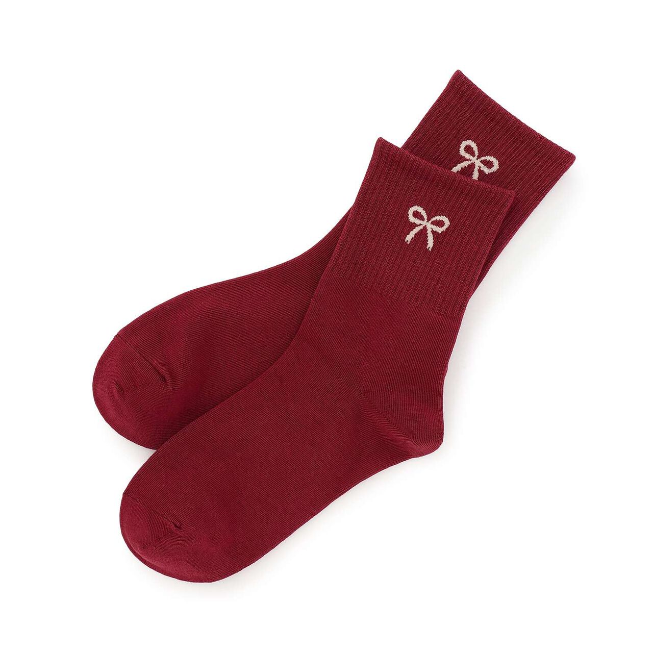 Ribbon Crew Socks [Kids' Clothing] [Girls],Black, large image number 9