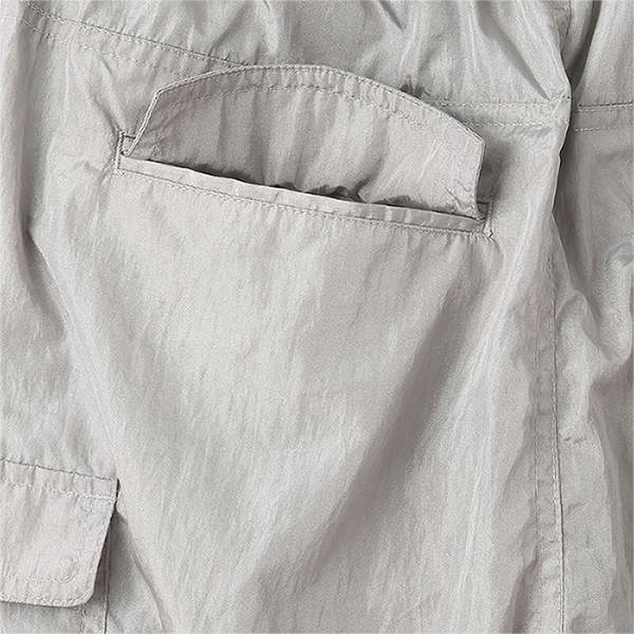 [AMI] Shiny Track Pants,Silver gray, large image number 18