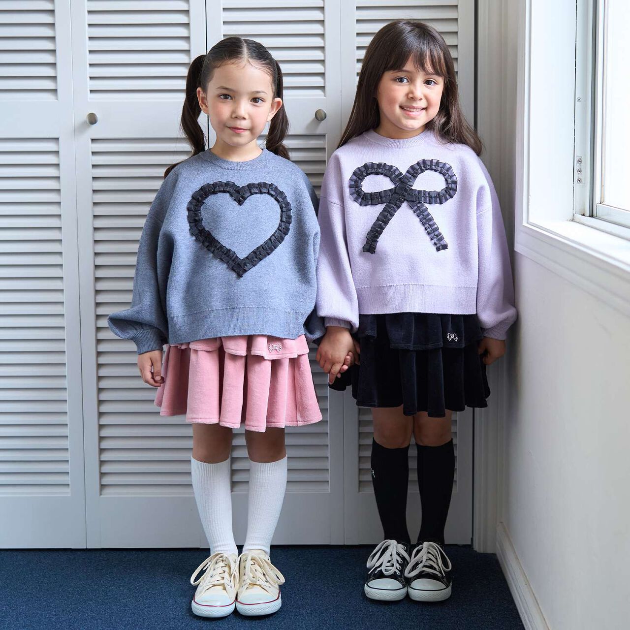 Plush Velour Coordinatable Tiered Skirt,Black, large image number 39