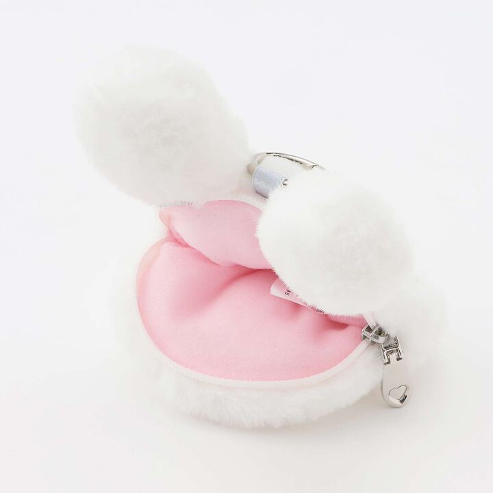 White Berry-chan Fluffy Sparkle Pouch,Pink, medium image number 5