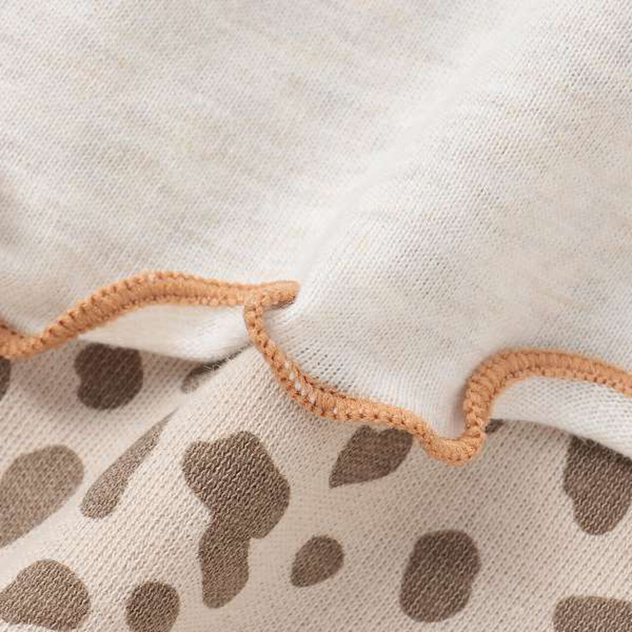 Animal Pattern Outfit Set,Black, large image number 8