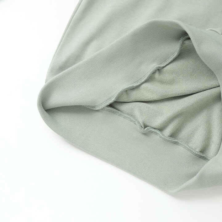 Half ZIP + Long Sleeve T-Shirt Set,Smoke white, medium image number 8