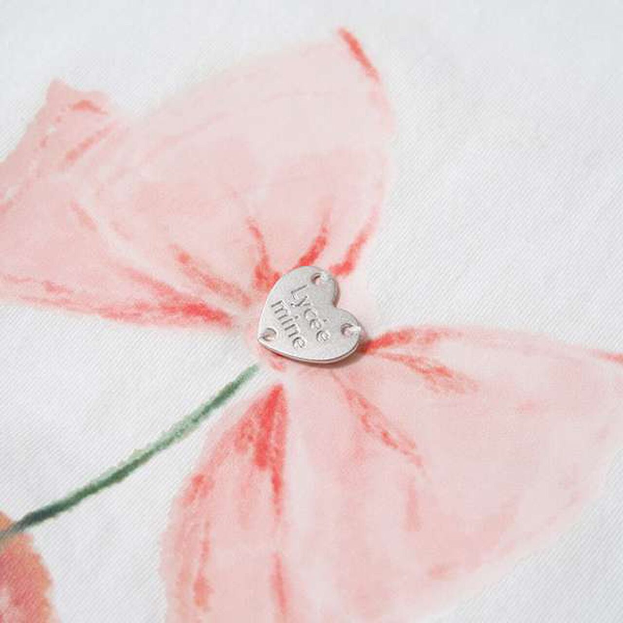 Soft Cotton Assorted Ribbon Motif Printed T-Shirt,Light blue, large image number 16