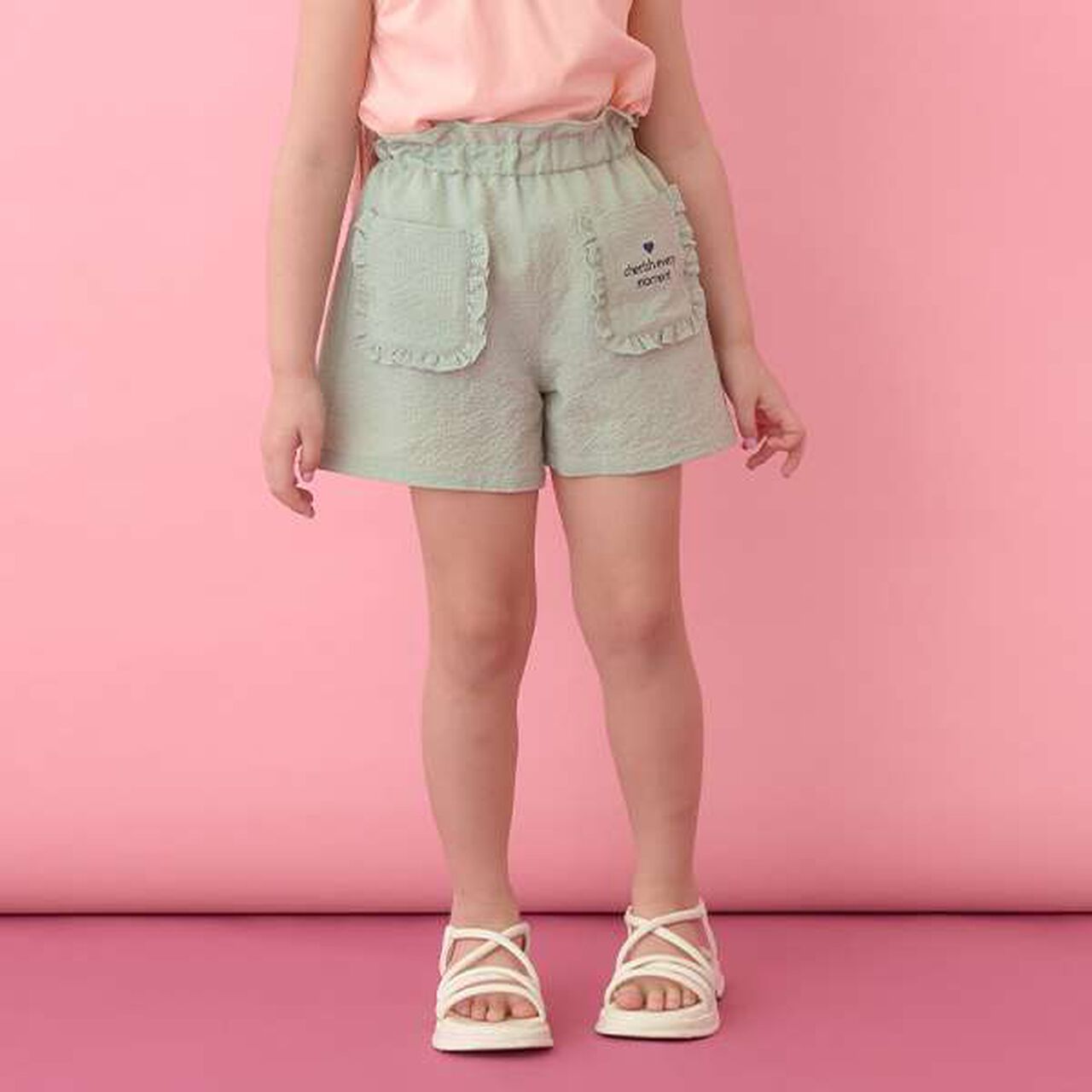 [Set Up Compatible] Frill Pocket Shorts,Mint, large image number 0