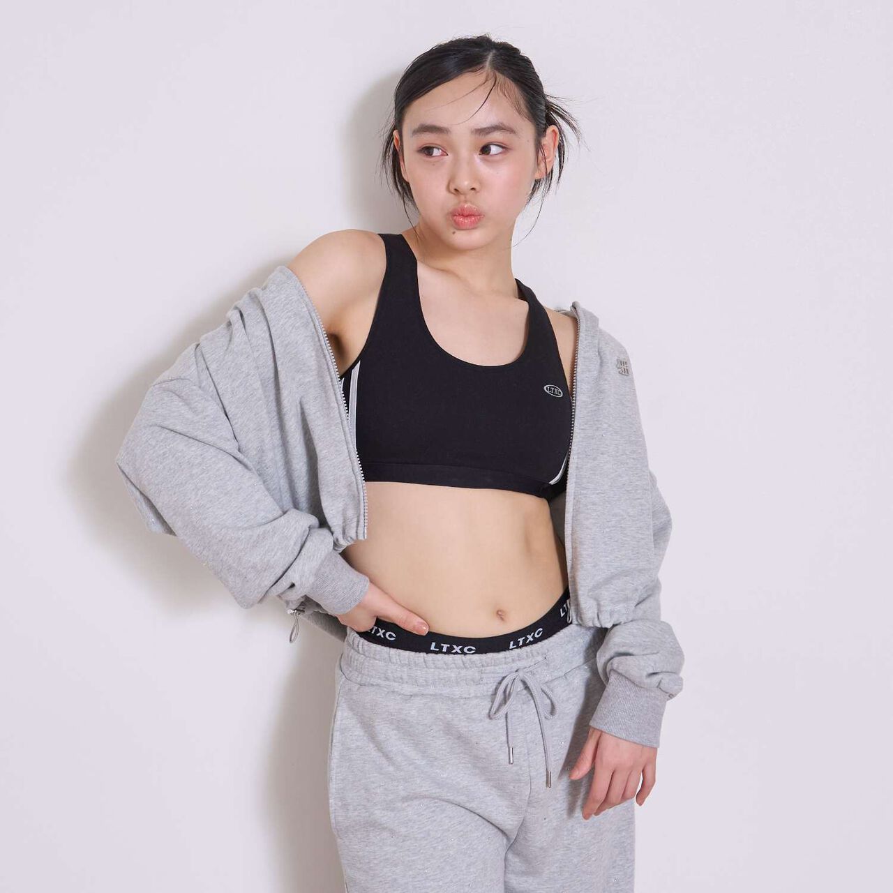 [LTXC] Line Half Top,Black, large image number 0