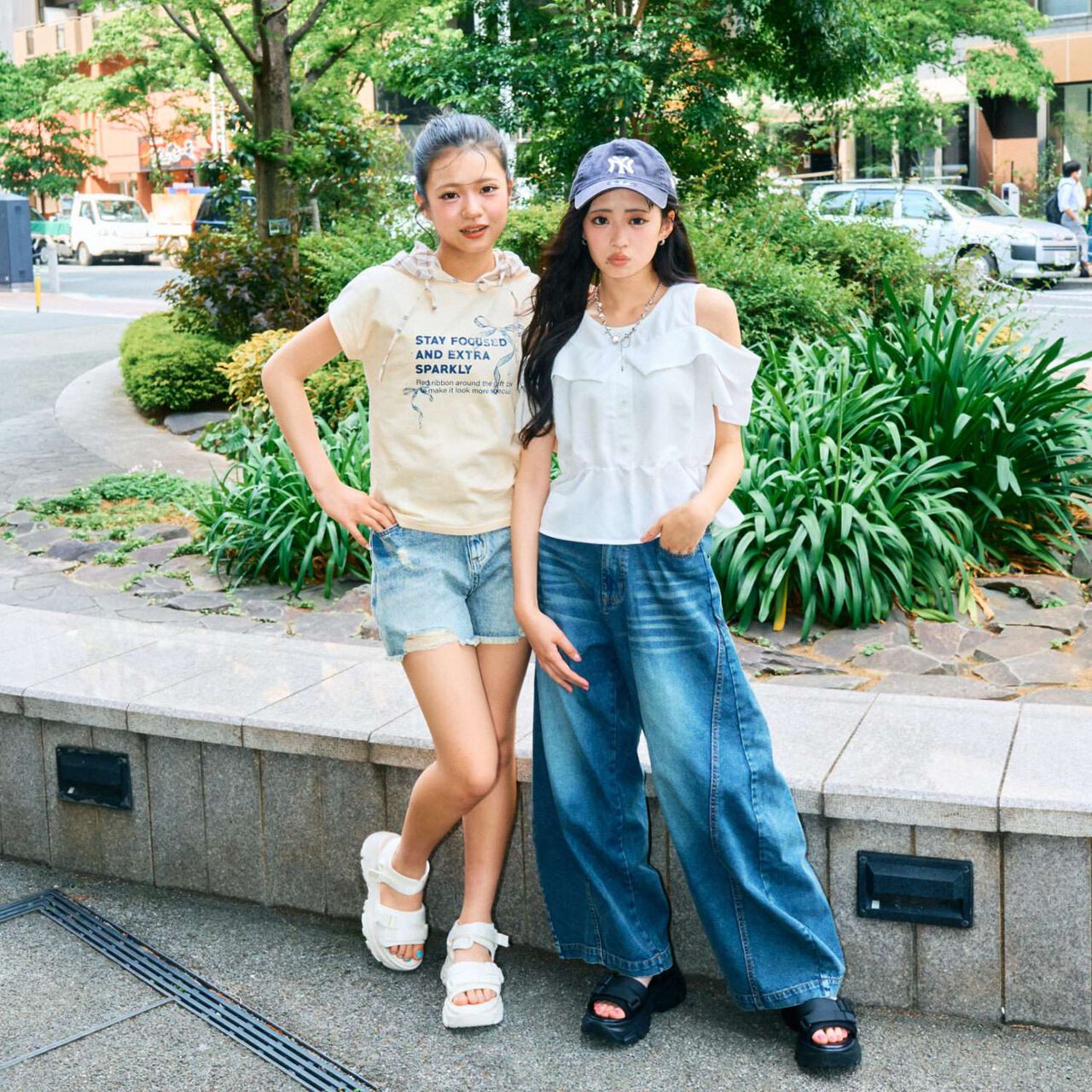 [LTXC / Cool Touch] Balloon Denim Pants,Gray, large image number 3