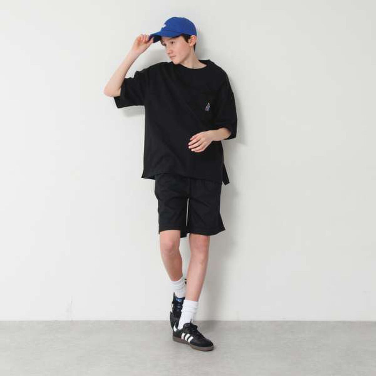 Single-Point Embroidery Logo Cap,Blue, large image number 7