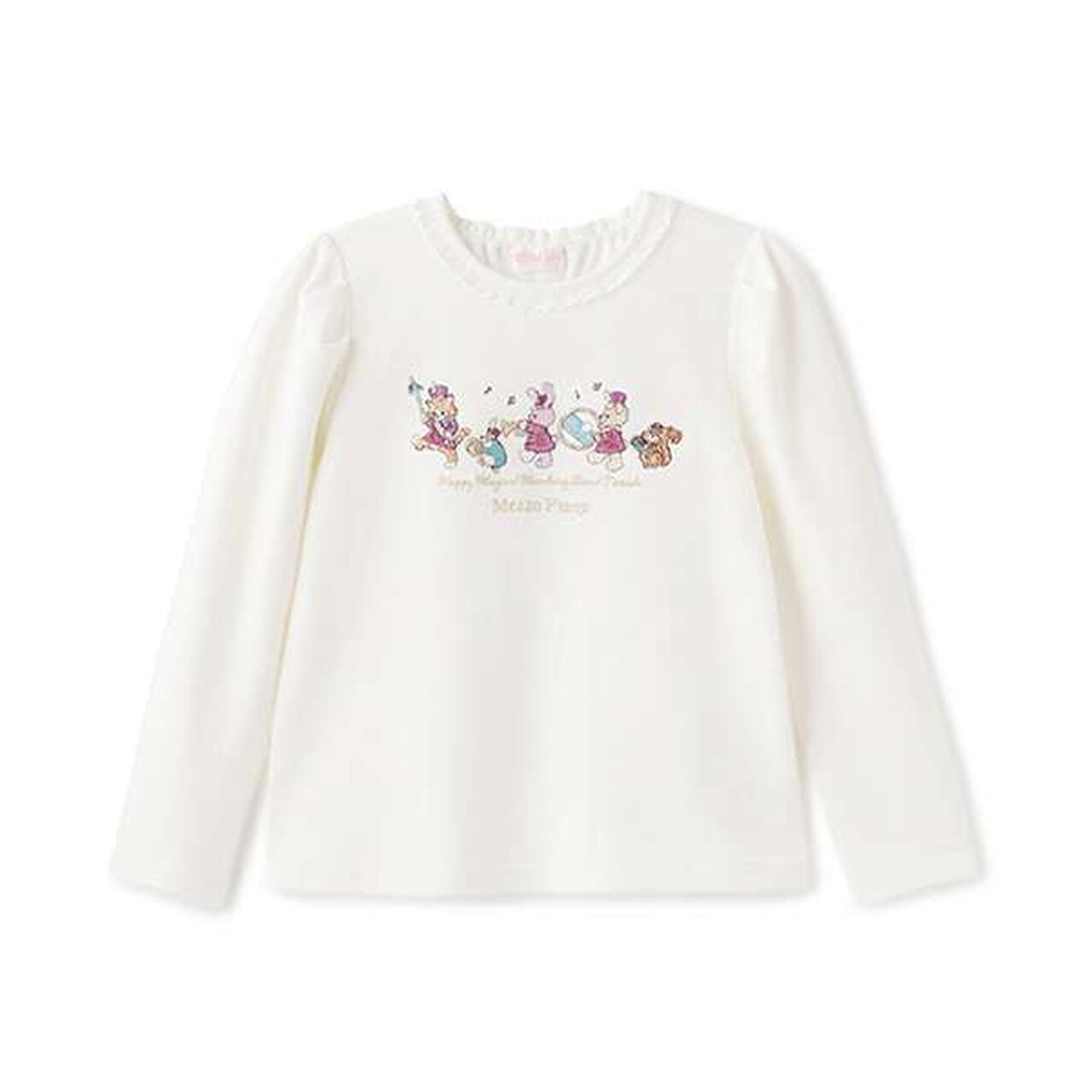 Drum Corps Appliqu&eacute; Long-Sleeve T-Shirt,Pink, large image number 9