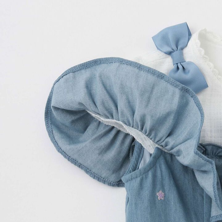 [Restock] Star Embroidery One-Piece Dress [Not Available in Direct Stores],Navy, medium image number 4