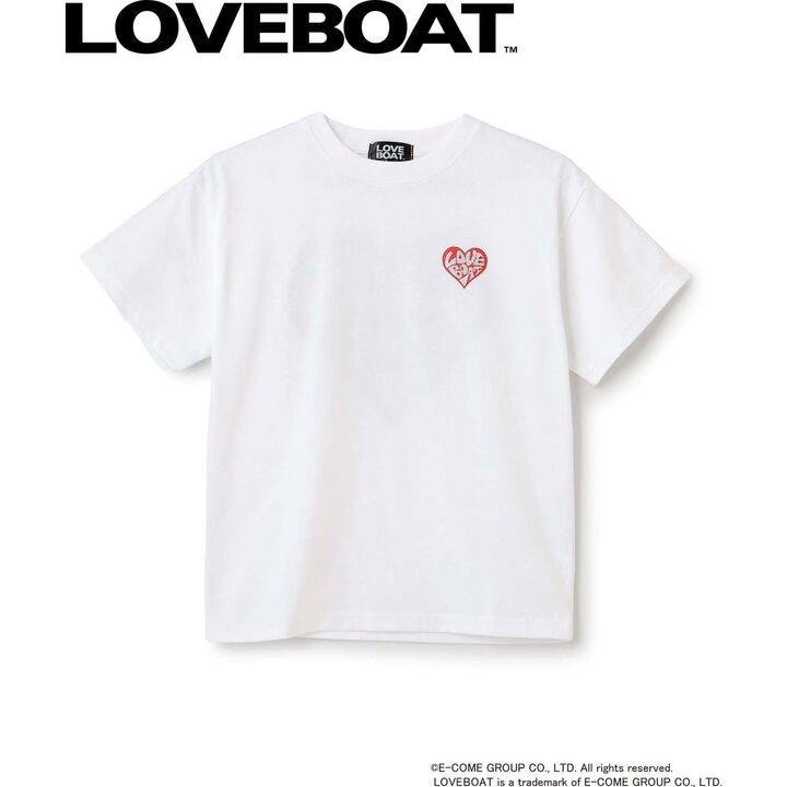 [Parent-Child Matching] LOVEBOAT Loose T-Shirt,Black, medium image number 13