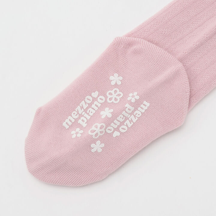 Knee-High Socks with Ribbon [Made in Japan],Off white, medium image number 3