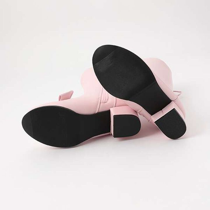 Lace-Up Back Long Boots,Black, medium image number 4